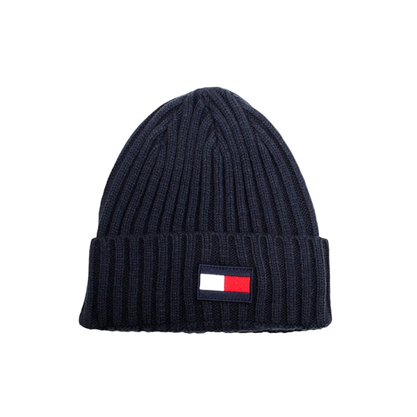 トミーヒルフィガー TOMMY HILFIGER ニット帽 TH100068C-415 メンズ レディース ネイビー 帽子